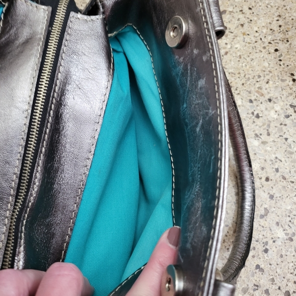 helen welsh brocade floral baguette bag - Picture 8 of 11